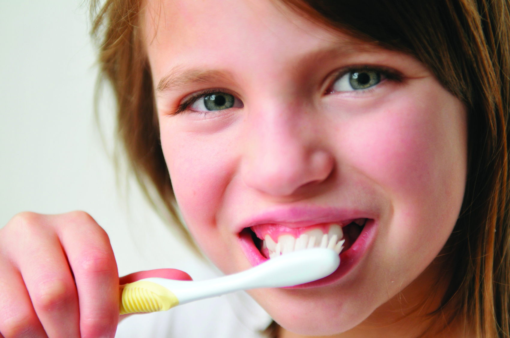 Girl Brushing Her Teeth Medium Prettygate Dental